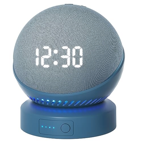 Battery Base for Echo Dot 5th Gen Portable Echo Dot 4th and Homepod Mini Battery Base Pack, Not Including The Speaker