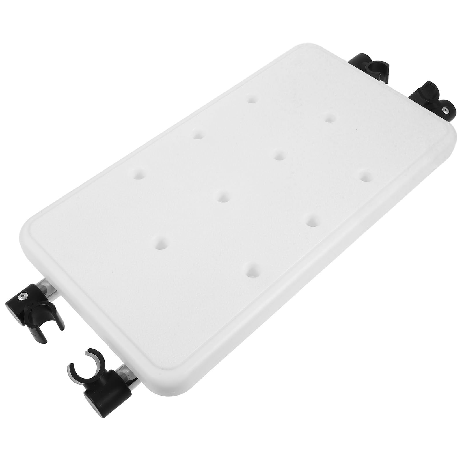 CLISPEED Asiento Cómodo Aleación Andador en Aluminio para Reversible de Plástico y Diseño Soporte Estable para Uso Baño