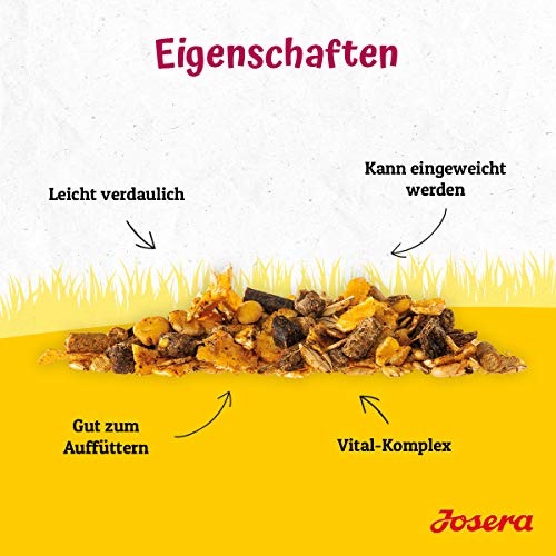 JOSERA Senior (1 x 15 kg) | PFERD SENIOR | Premium Pferdefutter für ältere & schwerfuttrige Pferde | Müsli-Mix für Vitalität bis ins hohe Pferdealter | nährstoffreich & leicht verdaulich | 1er Pack