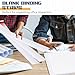 Estunet Blueprint Binding Strips Blank Binding Strips for Blueprint Construction Paper Poster Plans Drawings Arts(3