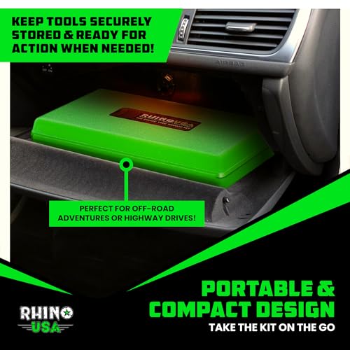 image for Rhino USA Tire Repair Kit (86-Piece) Professional Heavy Duty Tire Plug