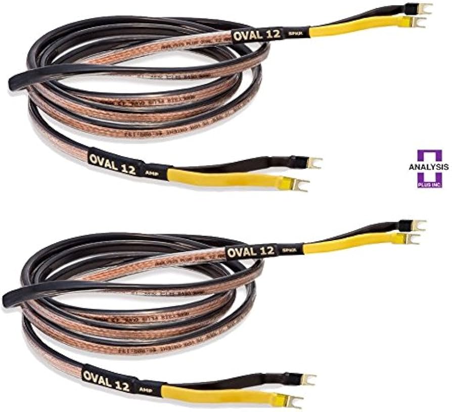 Amazon | Analysis Plus Black Oval 12 Speaker Cable (Stereo Pair) 8 Amazon | Analysis Plus Black Oval 12 Speaker Cable (Stereo Pair) 8