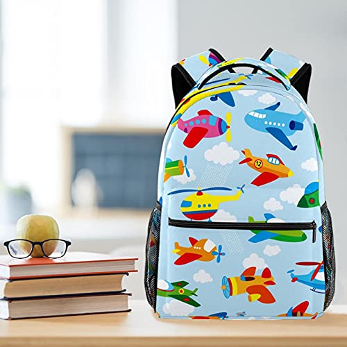 Mochilas ligeras compactas con diseño transpirable de avión colorido 6