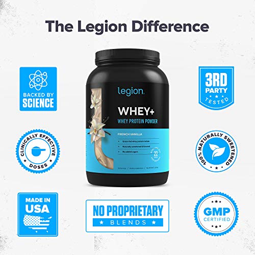 Legion Whey+ Vanilla Protein Powder - Image 7