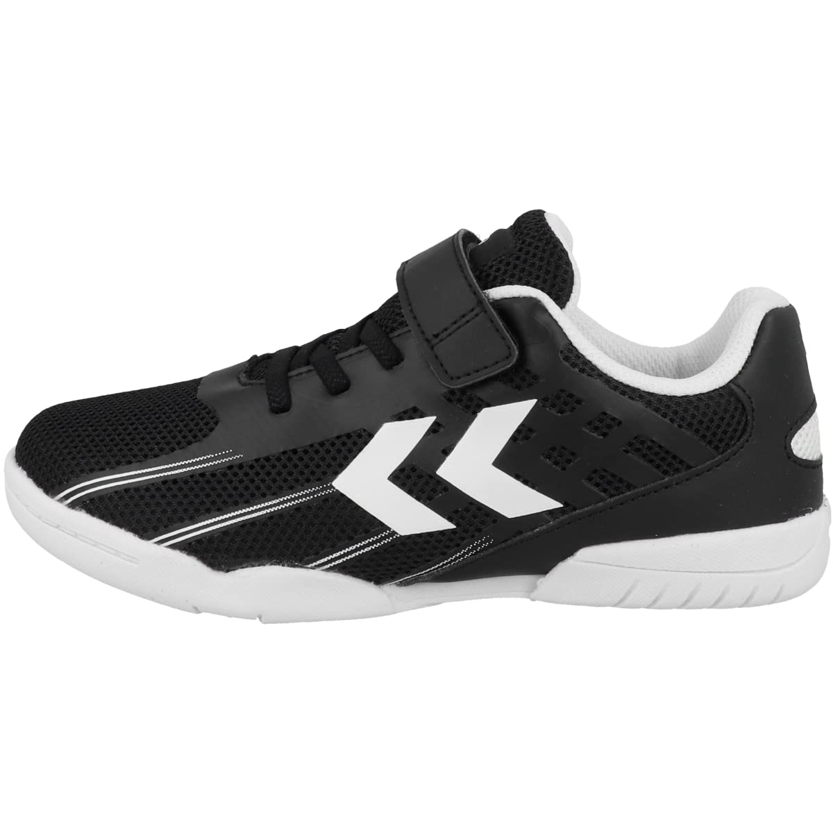 hummel Root Elite JR VC, Handball Shoe, Black,