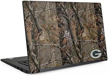 Skinit Decal Laptop Skin Compatible with Latitude 5420 - Officially Licensed NFL Green Bay Packers Realtree AP Camo Design