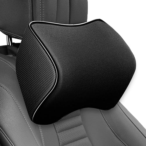 ereqeip Cuscino per collo per auto, poggiatesta in memory foam, cuscino per collo morbido per poggiatesta auto, per viaggi e casa