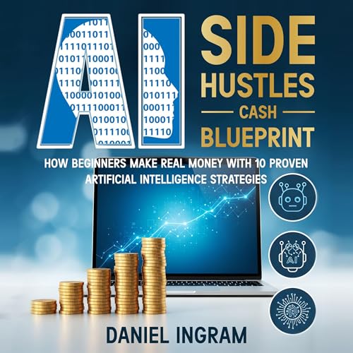 Page de couverture de AI Side Hustles Cash Blueprint
