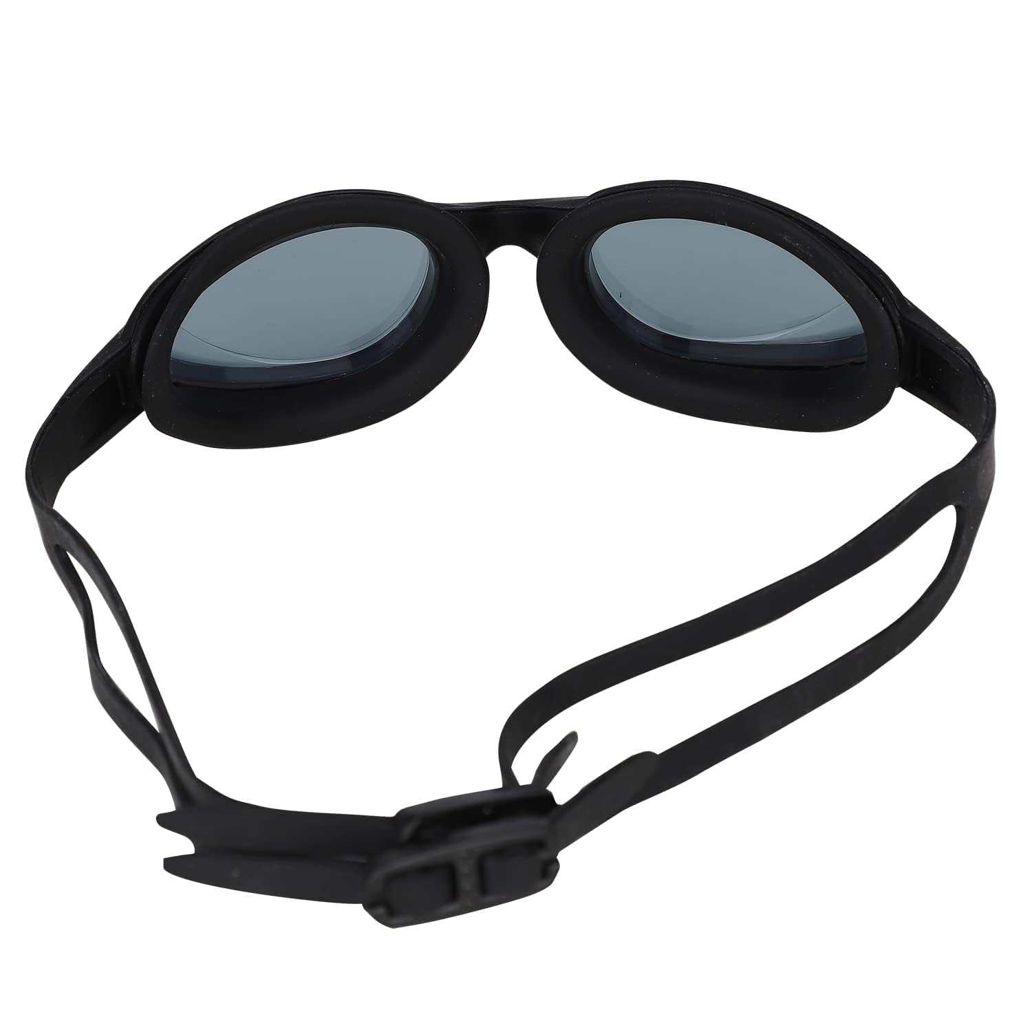 AIRAVAT FRAYER Swimming Goggles for Men Women Adults Teenagers, Polycarbonate Goggles, Swimming Goggles, Anti Fog Anti UV No Leakage Clear Vision, Free Size (Black)