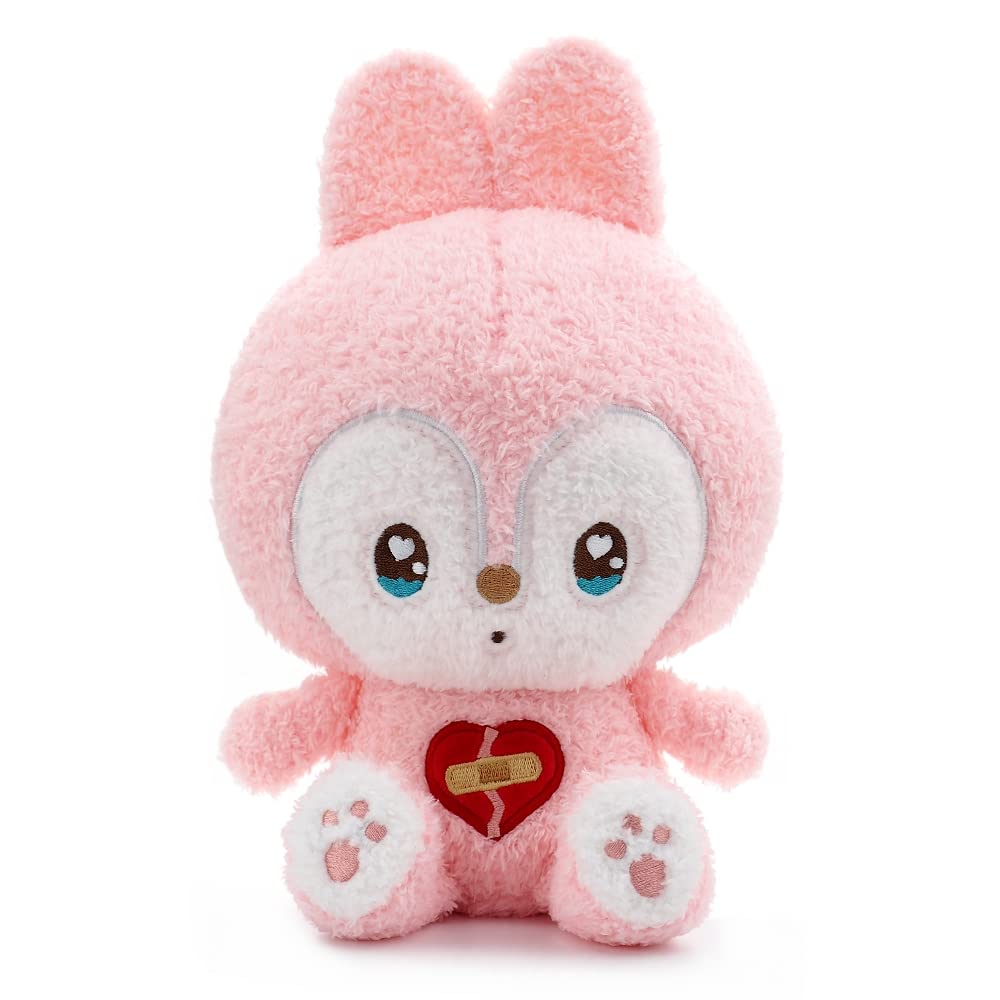 Pink Healing Heart Bunny Plush Toy 12"