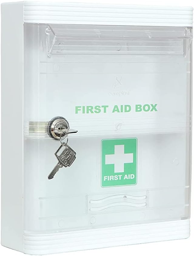 Plastic Wall Mountable First Aid Box/Emergency Medical Kit/First Aid Box For School, office/Home, Multi Partation……, Rectangular