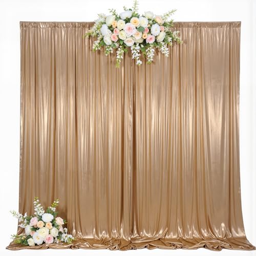 Cortinas de fondo brillante con lentejuelas 10x10ft miniatura 1