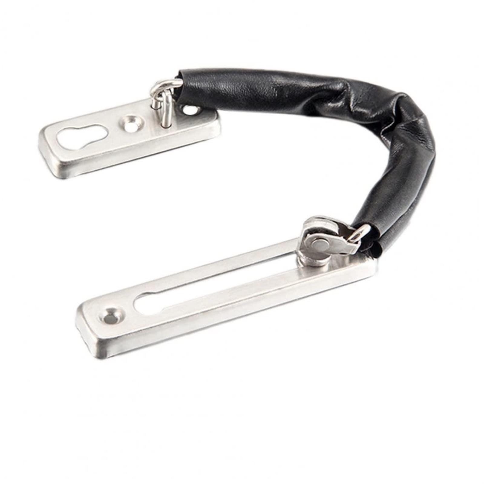 SFJSFIMQ Chain Lock Practical Bolt Safety Chain Door Hardware Door Chain High Hardness Thicken Anti-Rust Security Lock Chain Secondary Guard(M)