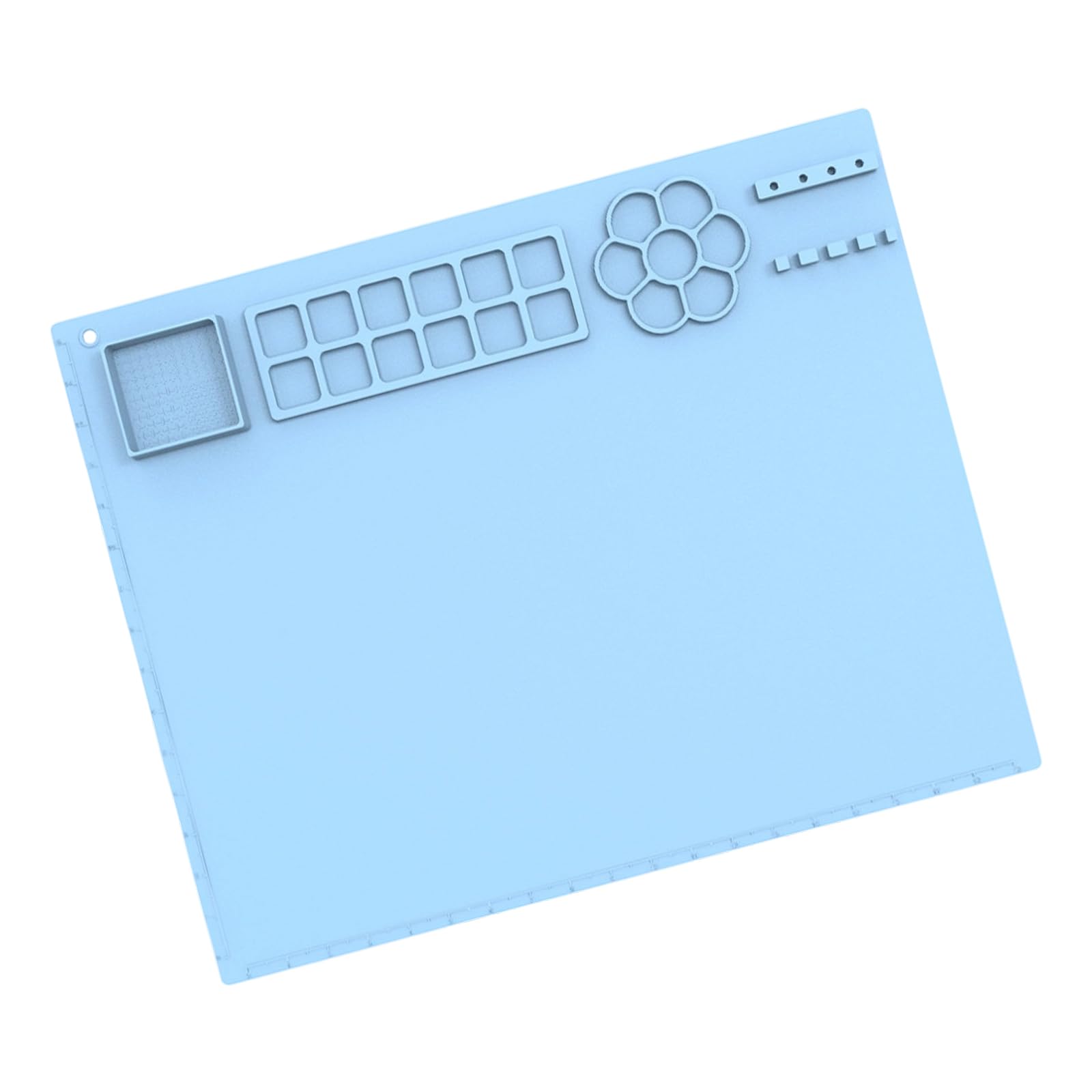 Childrens Doodling Pad 50x40cm Washable Silicone Drawing Pad Multifunctional Palette for Art Drawing Silicone Art Mat