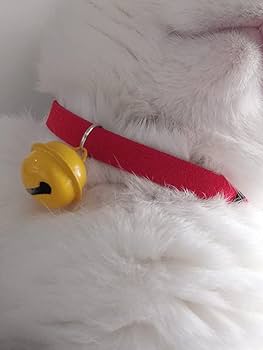 Amazon.co.jp: 首輪 犬 猫 猫用首輪 鈴付き 黄色鈴 ペット用首輪
