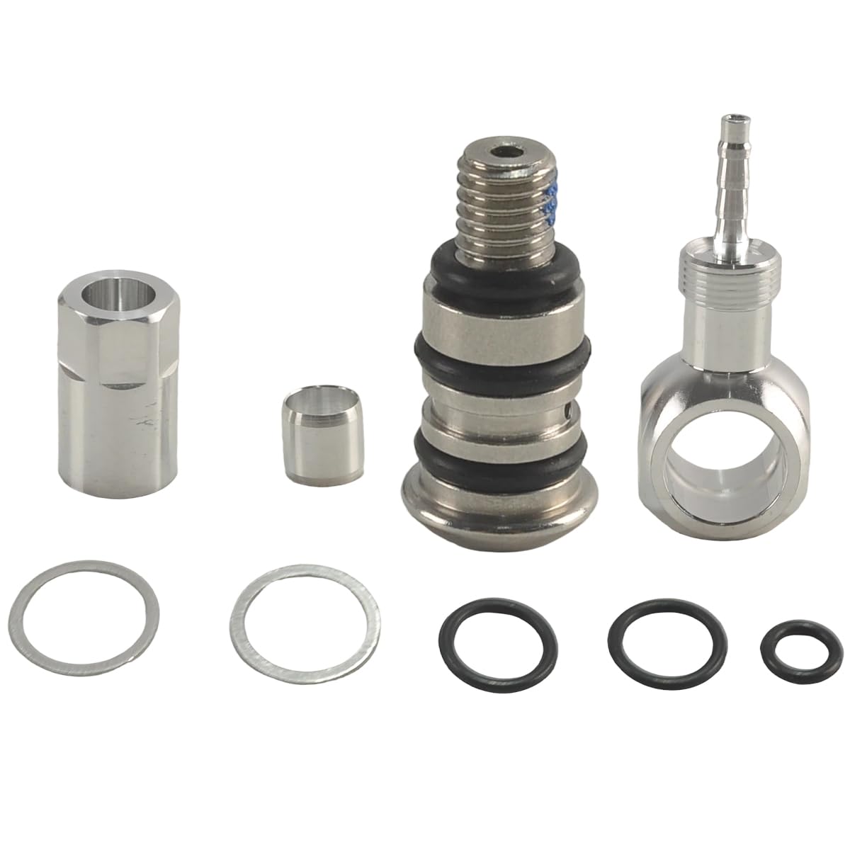 FiMix Disc Brake Hose Adapter, With Banjo Fitting And D8M5 Bolt, Suitable for XOD, GOODTASTE and ZOOM875e Brake Systems