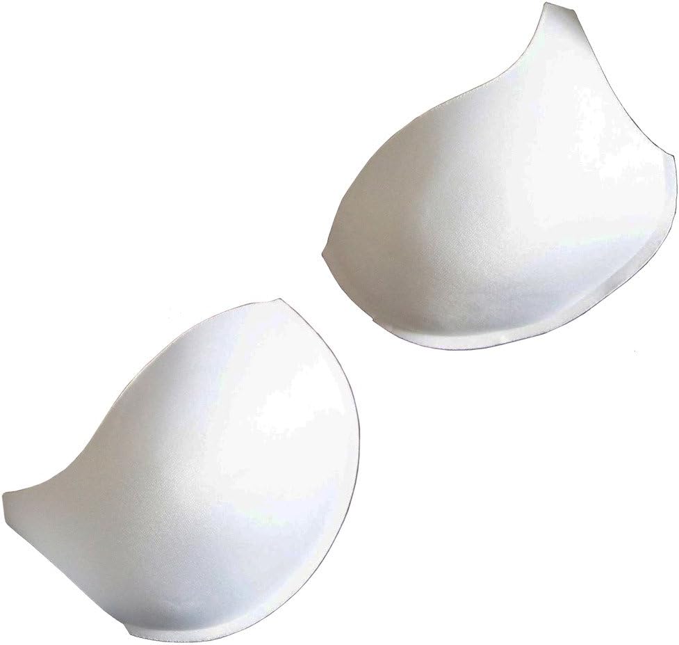 HAND Bra Pads 710-95 XL White Sew in Push Up Cups Pads Bra Making - Pack of 2 Pairs