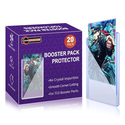 Card Archiver Booster Pack Topload Protector Hard Top Loaders 20 Pack