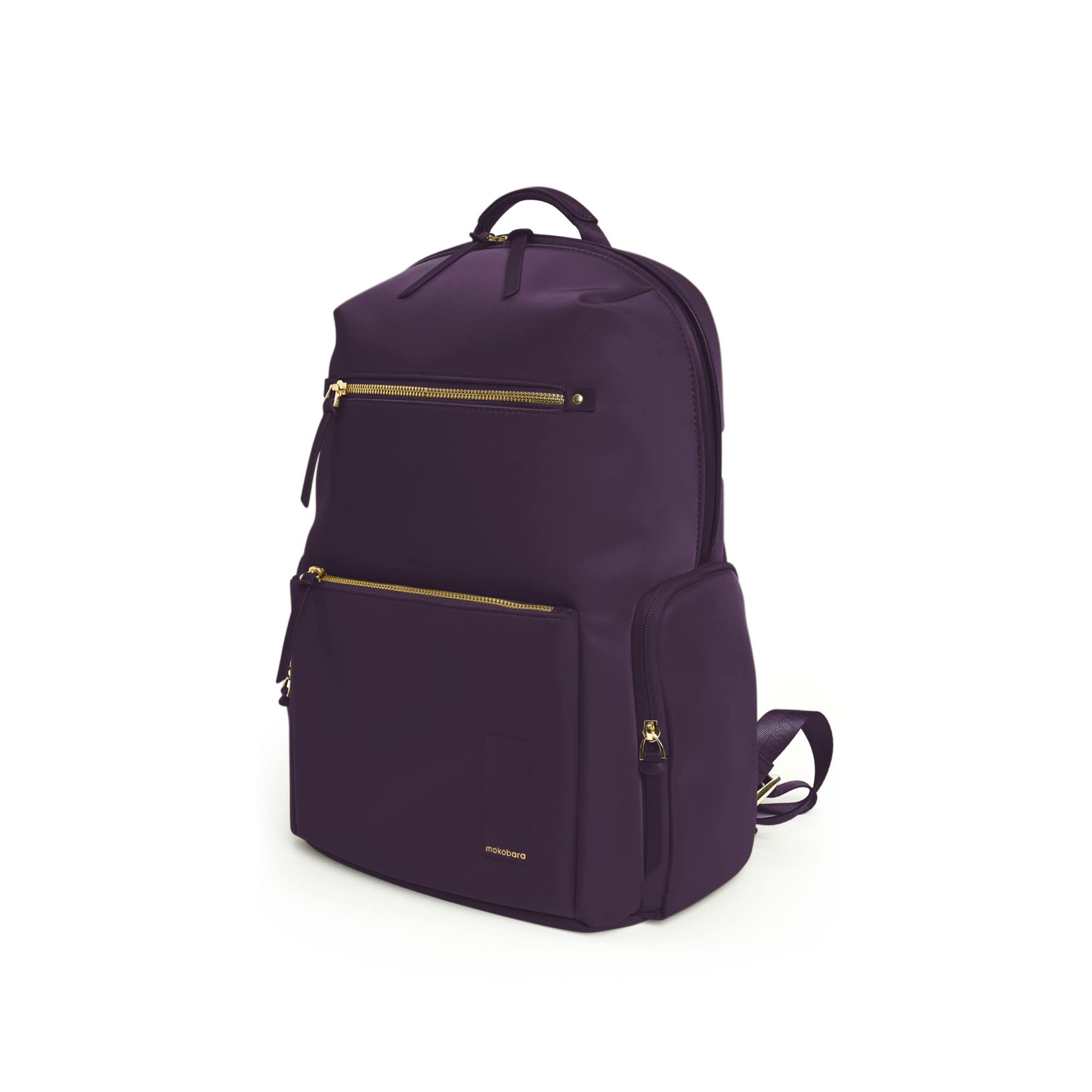 mokobara The Bliss Backpack 21L | Water Resistant Nylon Fabric & Vegan Leather Trims | Padded Laptop Compartment Fits 14 Inch | Adjustable Shoulder Straps | Ideal for Work & Travel-picture-39