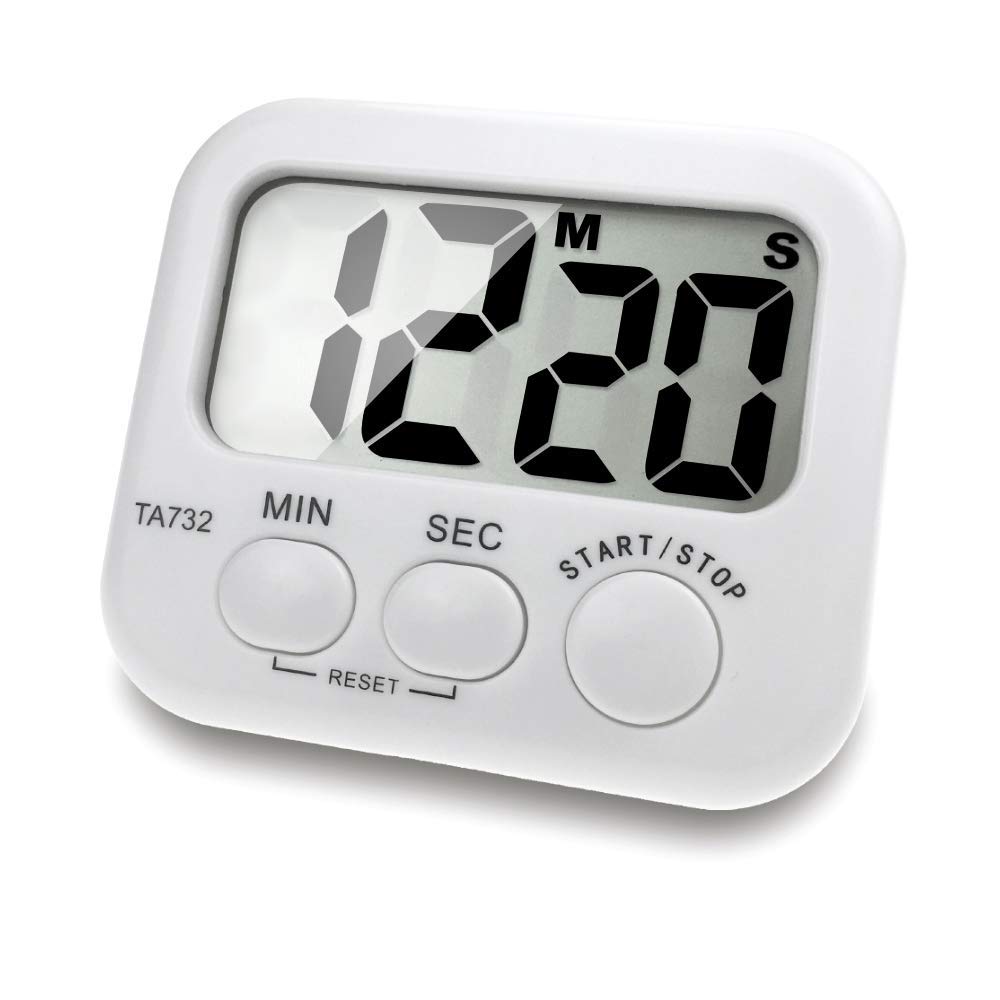 CTRLZS Digital Kitchen Timer, Large Screen Large Font Display, Magnetic Back Cooking Timer, Loud Alarm