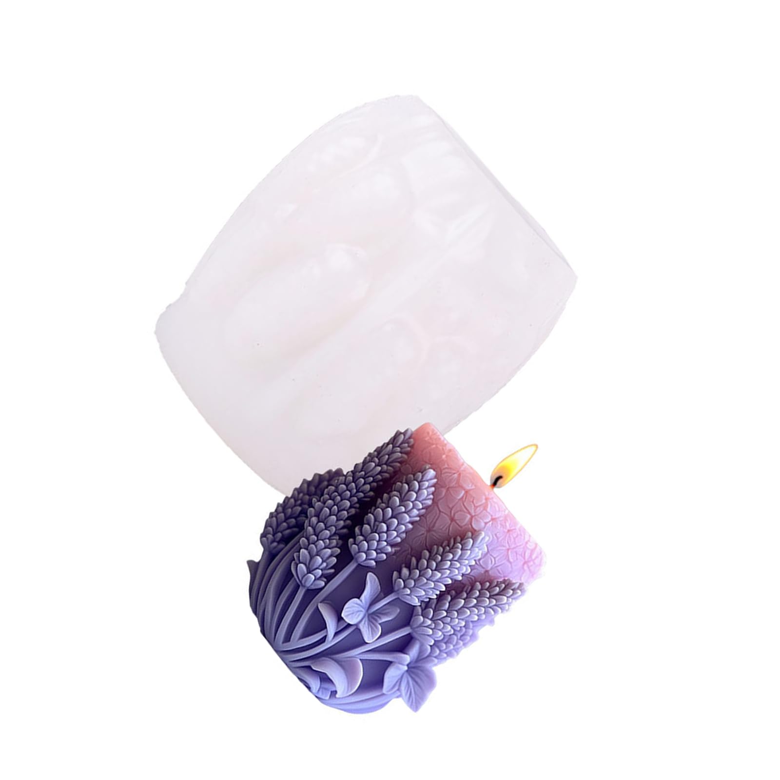 Jazuaiao Series Silicones Scented Molds Casting Epoxy Resin Molds Soap Craft Supplies Silicone Lavender Series Scented