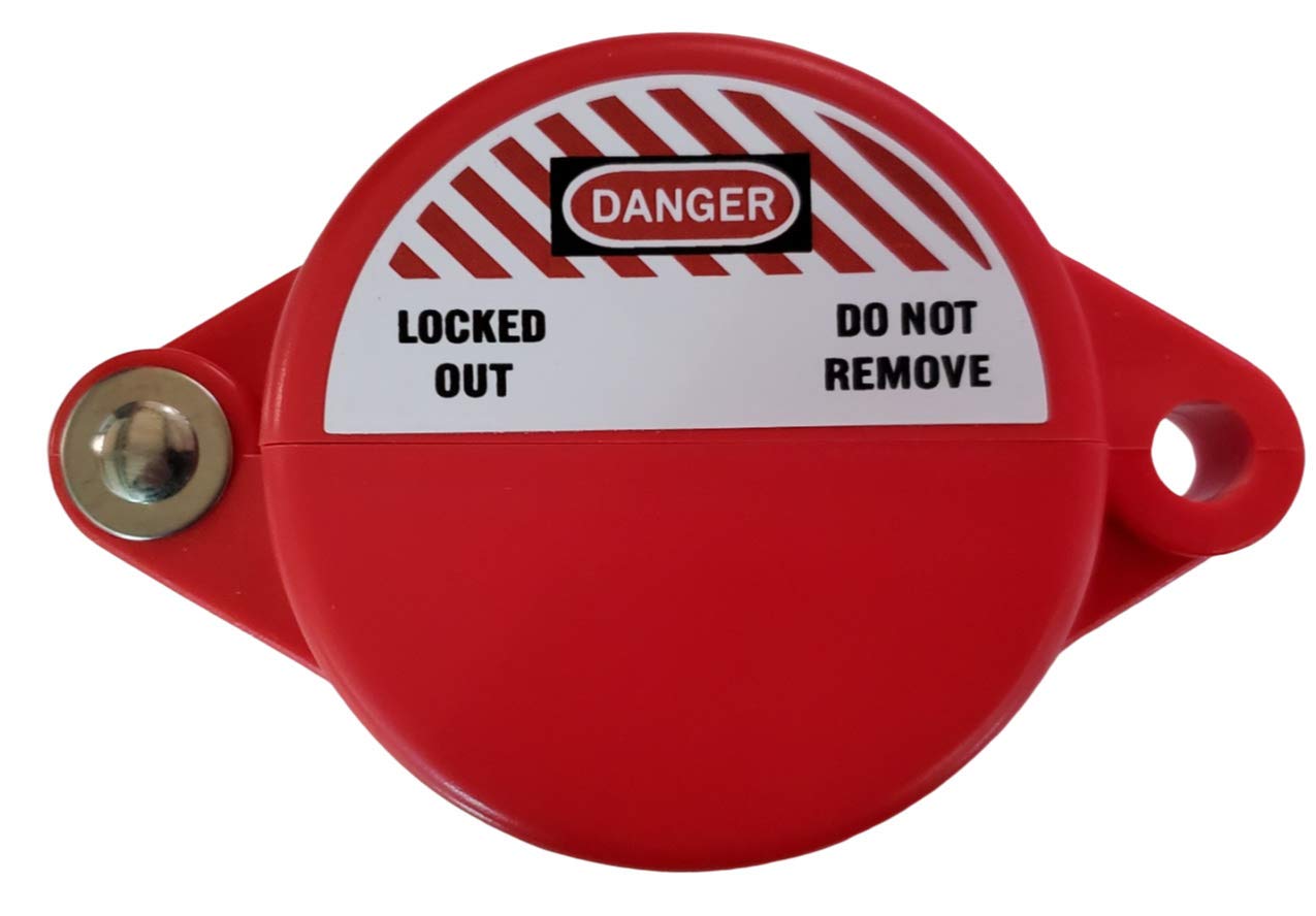 Buy Safety Rotating Gate Valve Lockout Tagout Padlock fits 6.5-10