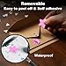 Pink Star Stickers Roll 1 Inch Self-Adhesive Stars Labels Waterproof Removable for Children Teacher Business 500 PCS