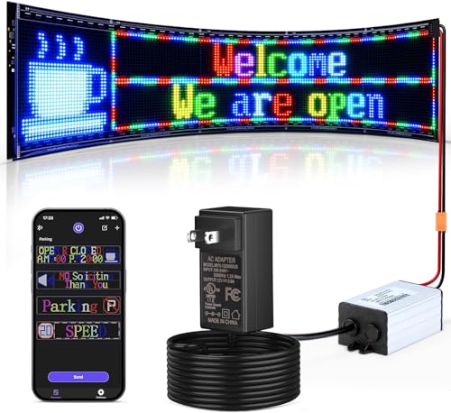 電光掲示板 集客 アプリコントロール スマホ連携 広告 看板 LEDメッセージ Amazon | 電光掲示板 集客 アプリコントロール スマホ連携 広告