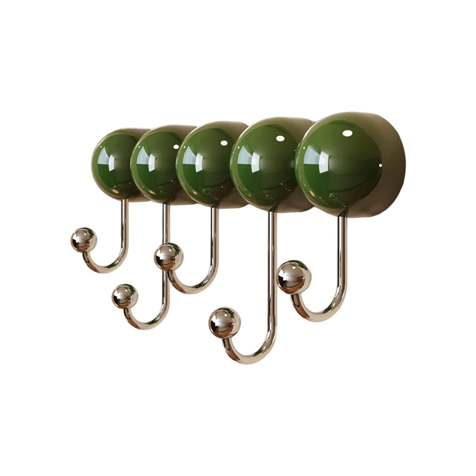 Ywluuoo Green Suction Cup Wall Hook For Strong Adhesion Ideal For Hanging Clothes Towels And Bags Home Organization Clothes Hook