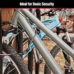 Master Lock Bike Lock Cable, Combination Bicycle Lock, Cable Lock for Outdoor Equipment, 2 Pack, 8143T,Black