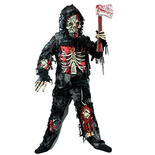 Spooktacular Creations Zombie Costume for Kids, Scary Halloween Costume for Boys, Halloween4