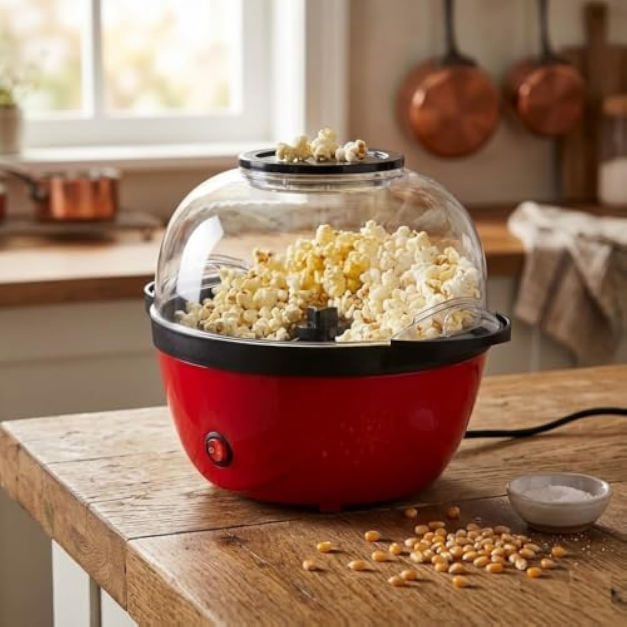 450W Electric Popcorn Maker Machine