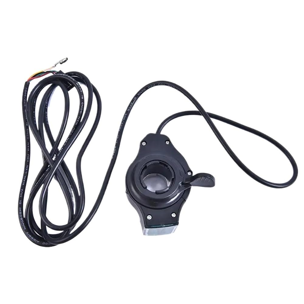 Caffen Black Ebike Throttle E-Bike Thumb Throttle, Digital Display Switch Electric