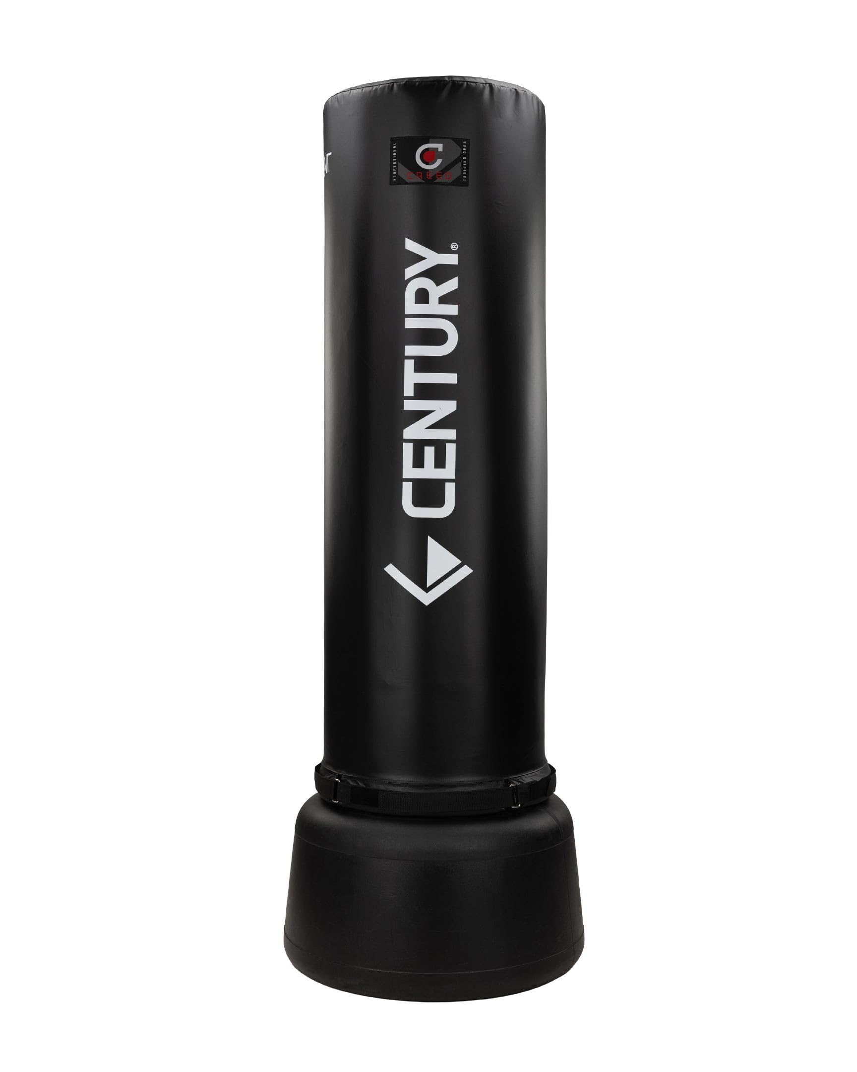 Century Torrent Training Bag, Black Freestanding Punching Bag, Ideal for Martial Arts, Boxing, and Cardio Workouts for Men and Women