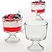 Anchor Hocking Presence Mini Trifle Footed Dessert Bowls, Set Of 4 (80625R)