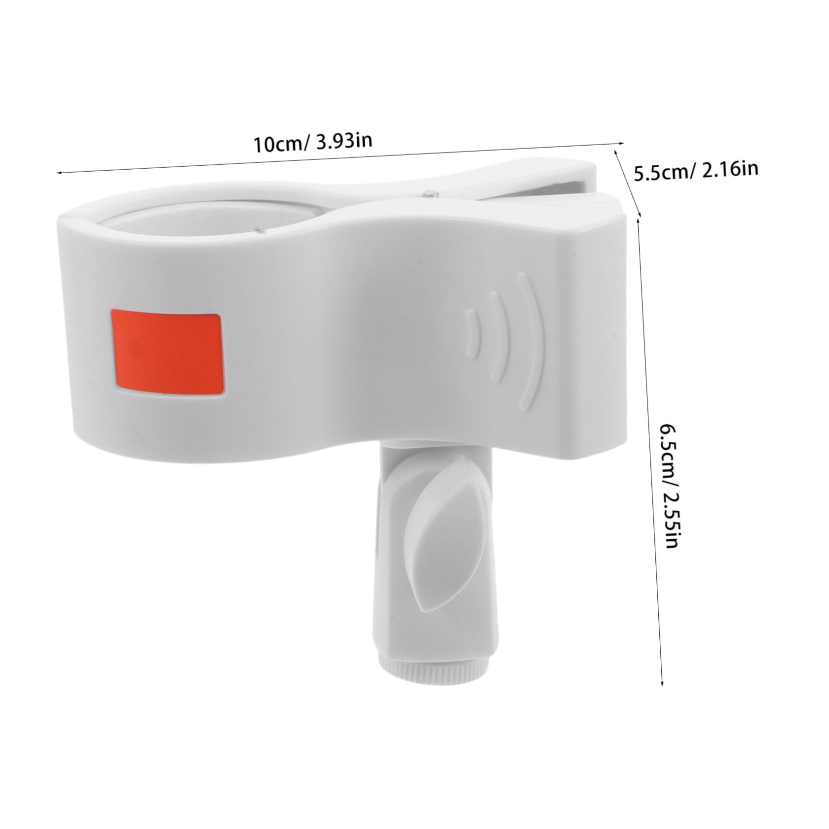 YARNOW Strong Spring Mechanism Mic Clip Diameter Holder for Condenser Mics Stylish Design for Recording Setup