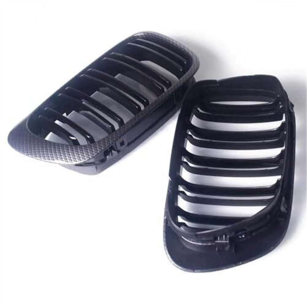 Calandre de capot avant en fibre de carbone à clipser pour réparer BMW E46