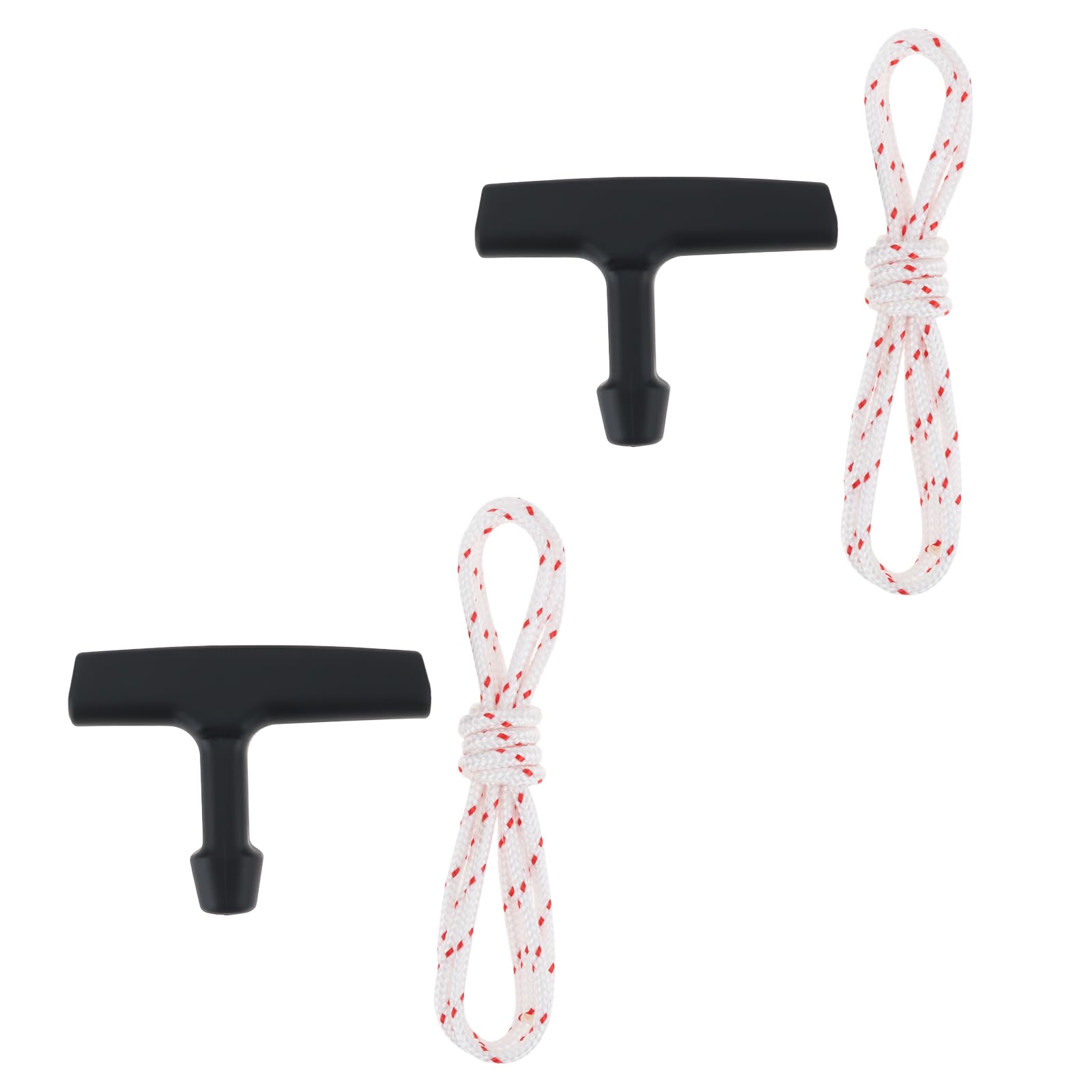 VGOL 4pcs Lawnmower Recoil Starter Handle Pull Cord Kit 4140 195 0500 Compatible with STIHL FS38 FS45 FS55 FS46 KM55 BG75 BG55