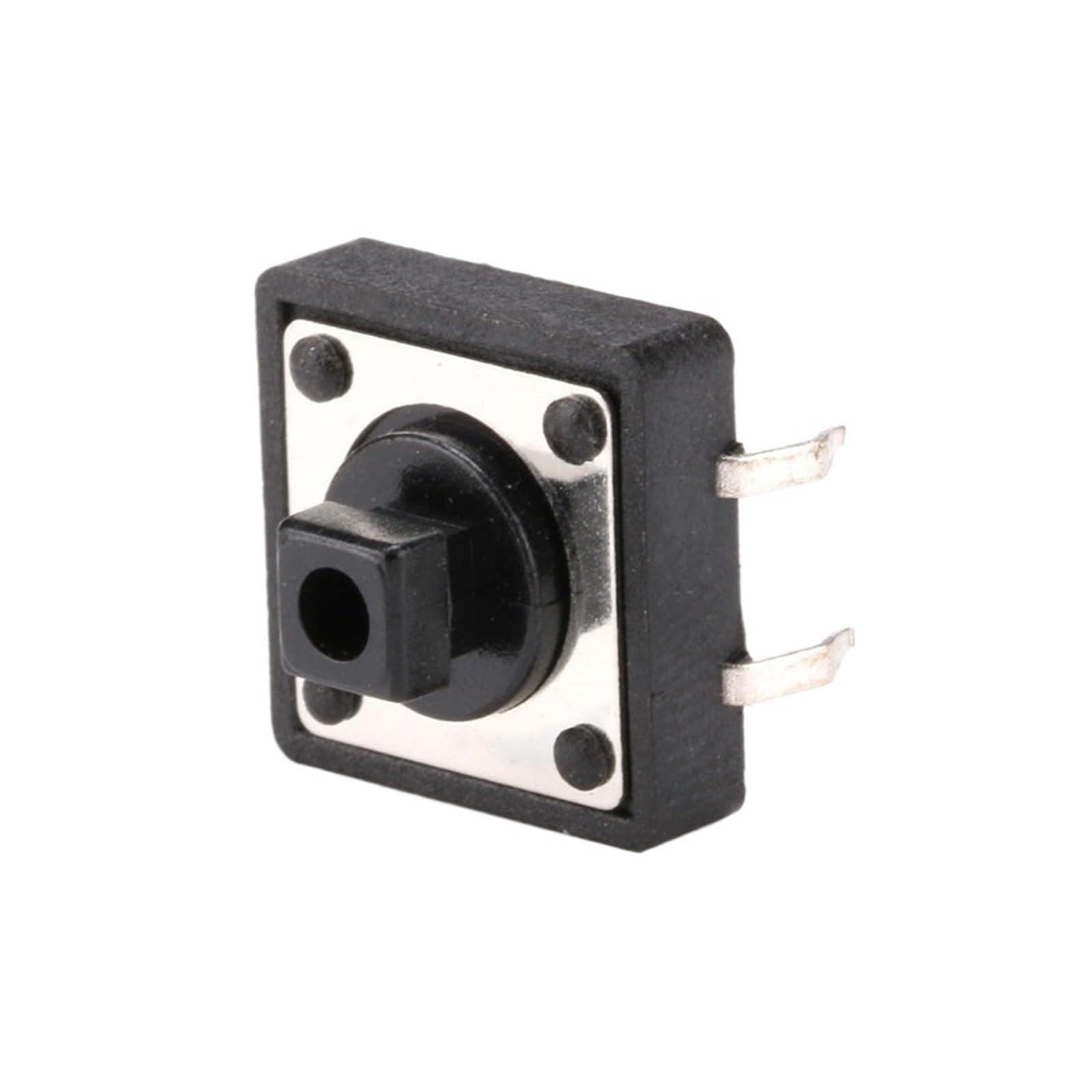 Micro interrupteur rectangulaire noir 12x12x7.3mm bouton tactile dip 4 broches lot de 20