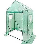 Yorbay Serra da Giardino, Serre da Esterno con griglia Rete Schermo in PE (140g/㎡), con Telaio in...