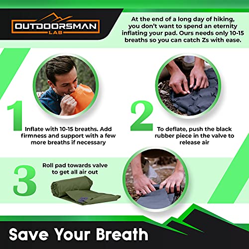 outdoorsman lab sleeping pad specs