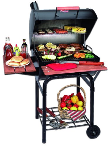 Char Griller - Barbacoa Carbón Y Leña Parrilla 3 Alturas En Oferta Wrangler - Barbacoa Carbon/Leña + Funda