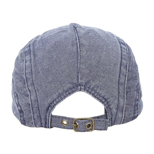 Image of FabSeasons Cotton Ivy Flat Golf Cap - Classic Newsboy Gatsby Hat for Men