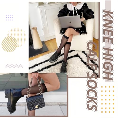 Image of HA WA Women's Knee High Stocking Nylon Pantyhose Socks