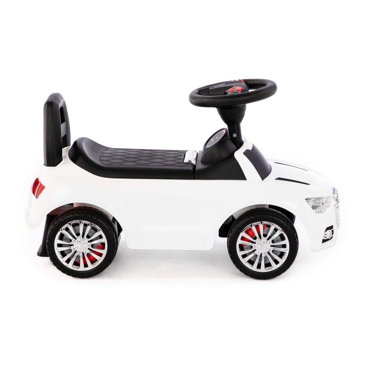 Rutscher Auto weiß Super Car Nr.2 Sound Kinder Rutscherfahrzeug Lauflernhilfe