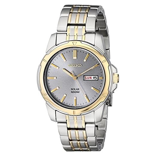 SEIKO Men's SNE098 Two-Tone Stainless Steel Watch