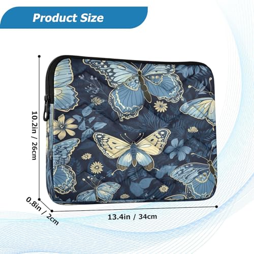 Funda para portátil 13-14 pulg. impermeable azul miniatura 3