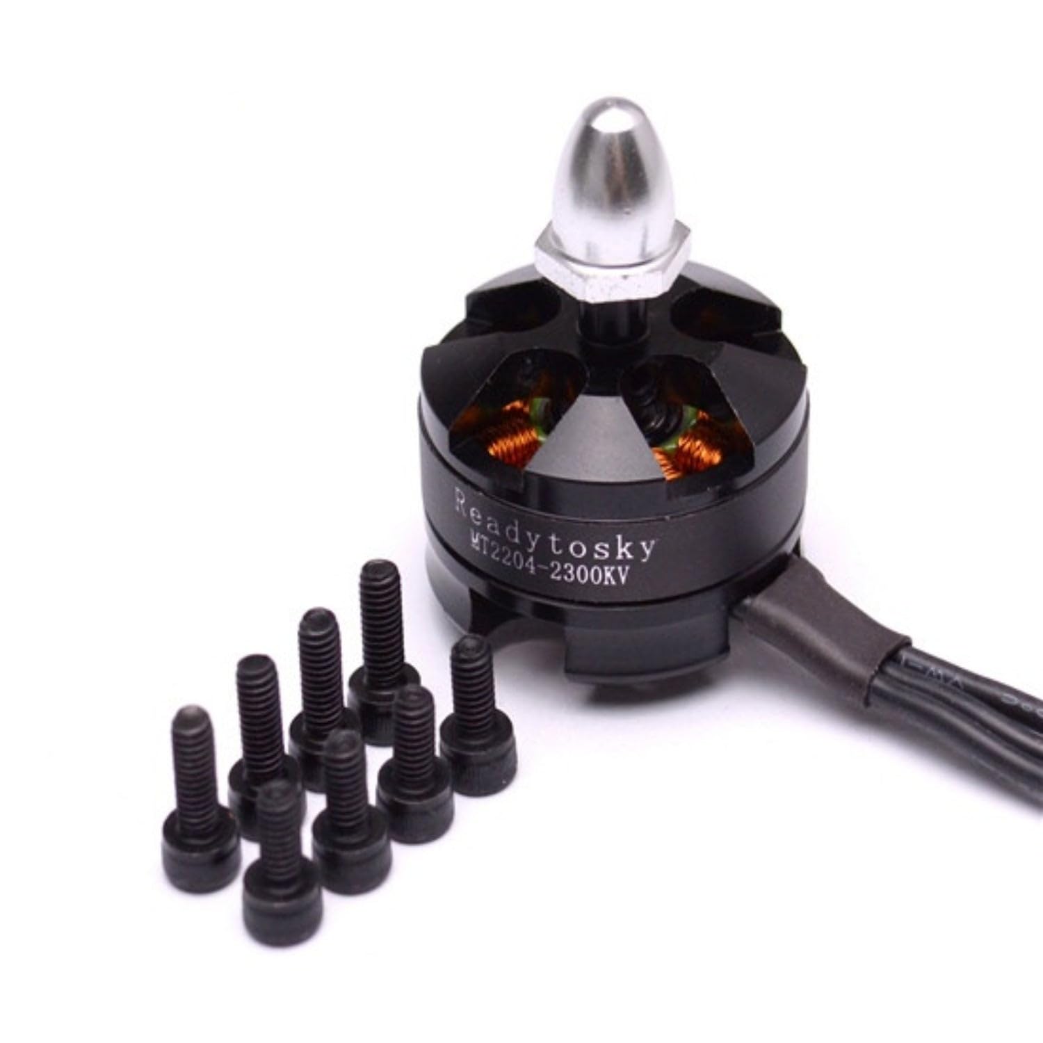 Readytosky MT2204 2300KV Brushless Motor With Silver Cap For FPV Racing And High Efficiency Drone Motors (CCW)-image-5