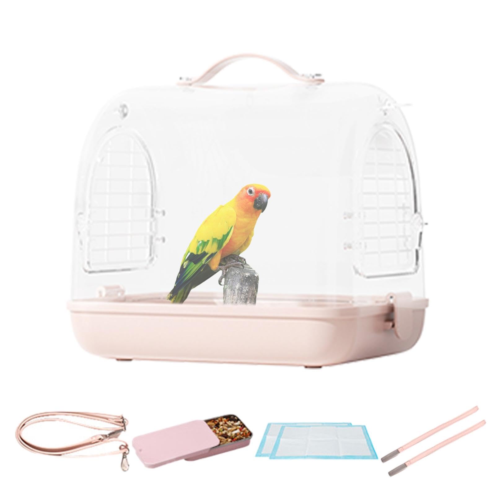 Sac à dos transparent pour cage de voyage des oiseaux lors de vos balades en plein air