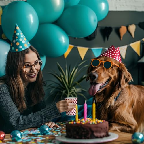 Image of KBZVNAF Teal Latex Party Balloons 50 Pack 12 inch | Turquoise Helium Matte Balloons for Birthday Wedding Baby Shower Gender Reveal Party Decorations